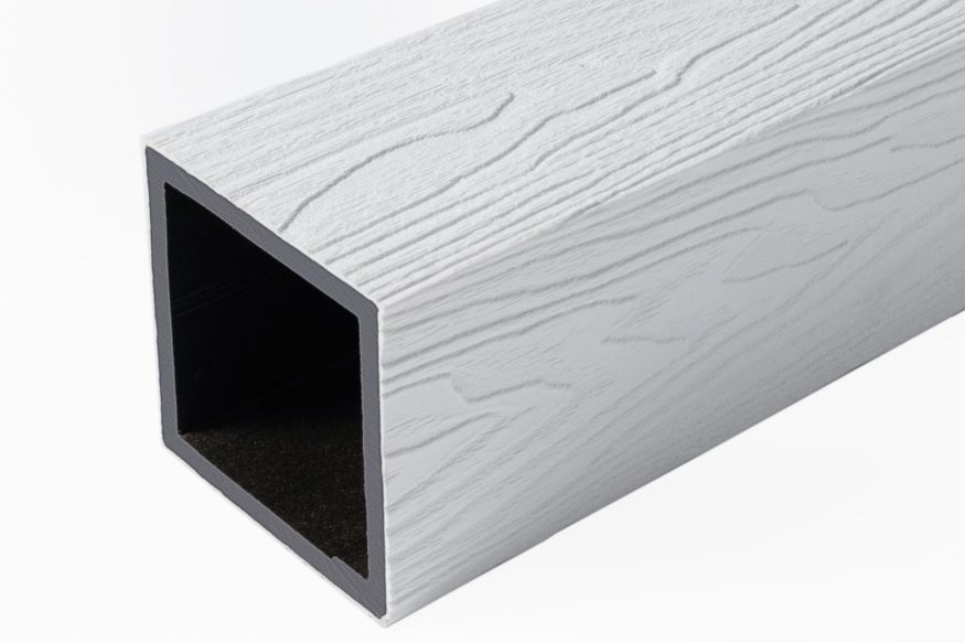 Опорный столб из ДПК GardenParkett, Белый купить в Сочи