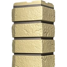 Наружный угол FineBer, Баварский кирпич, песочного цвета.