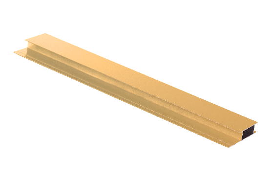 Бежевый алюминиевый стыковочный профиль купить в Сочи