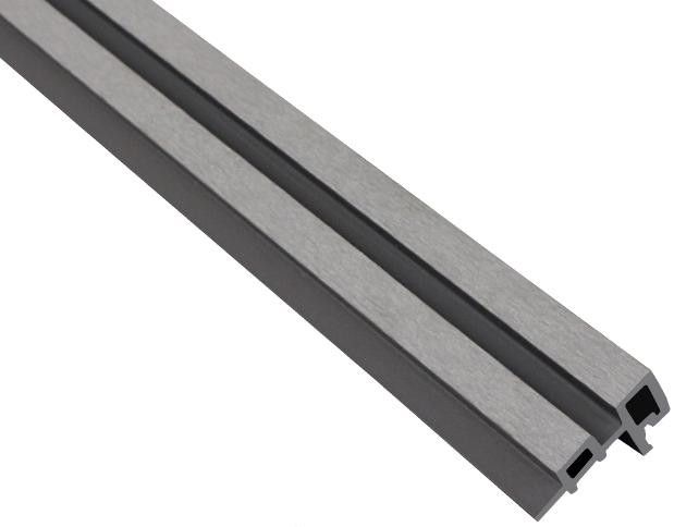 Угловая деталь для панелей ДПК Outdoor, шлифованный серый купить в Сочи