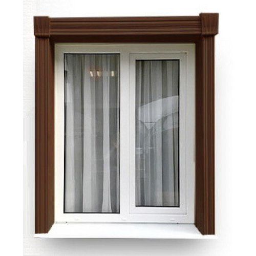 Горизонтальная планка для окон Доломит 3 м Цвет Корица купить в Сочи