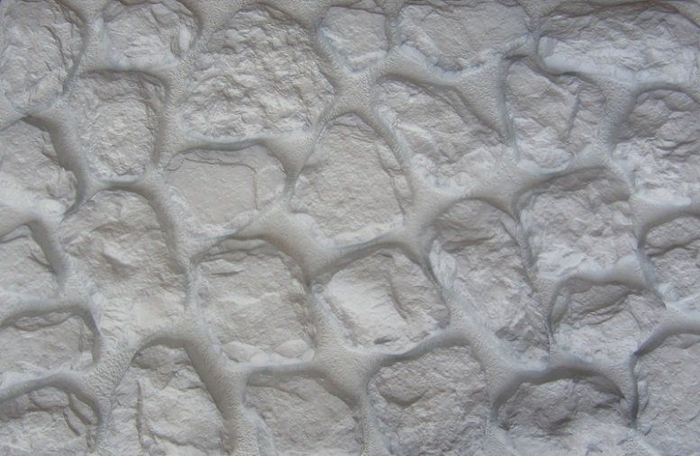 Фасадная панель Аэлит Мелкокаменный Белый купить в Сочи