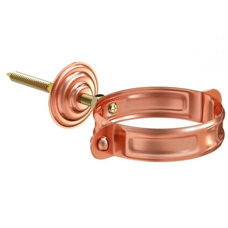 Комплект для крепления трубы Aquasystem, медный, 150/100 купить в Сочи