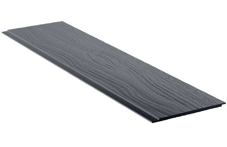 Фиброцементный сайдинг Фибростар Одноцветный 190х3000х8мм КР 19 Графитовый Серый купить в Сочи
