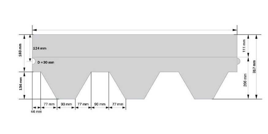 Гибкая черепица KATEPAL KATRILLI серия Дюна купить в Сочи
