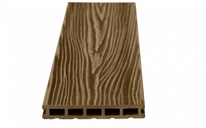 Террасная доска ДПК RusDecking Unodeck Mogano - Орех купить в Сочи