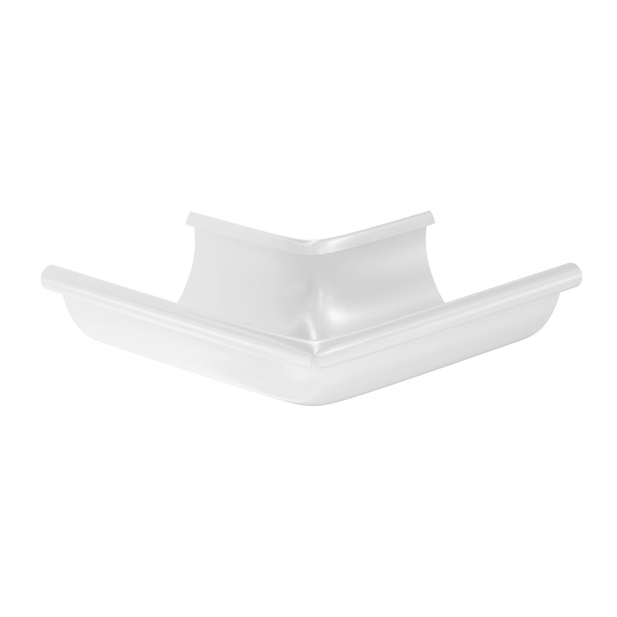 Угол желоба наружный Aquasystem, RAL 9003 Белый 150/100 купить в Сочи