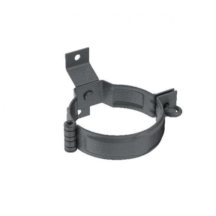 Декоративный хомут для труб с текстурой дерева и крепежом, Aquasystem, RR 23 Маренго матовый 125/90. купить в Сочи