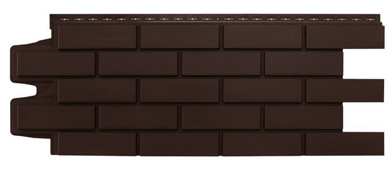 Фасадные панели Grand Line, Клинкерный кирпич Classic, Шоколадный купить в Сочи