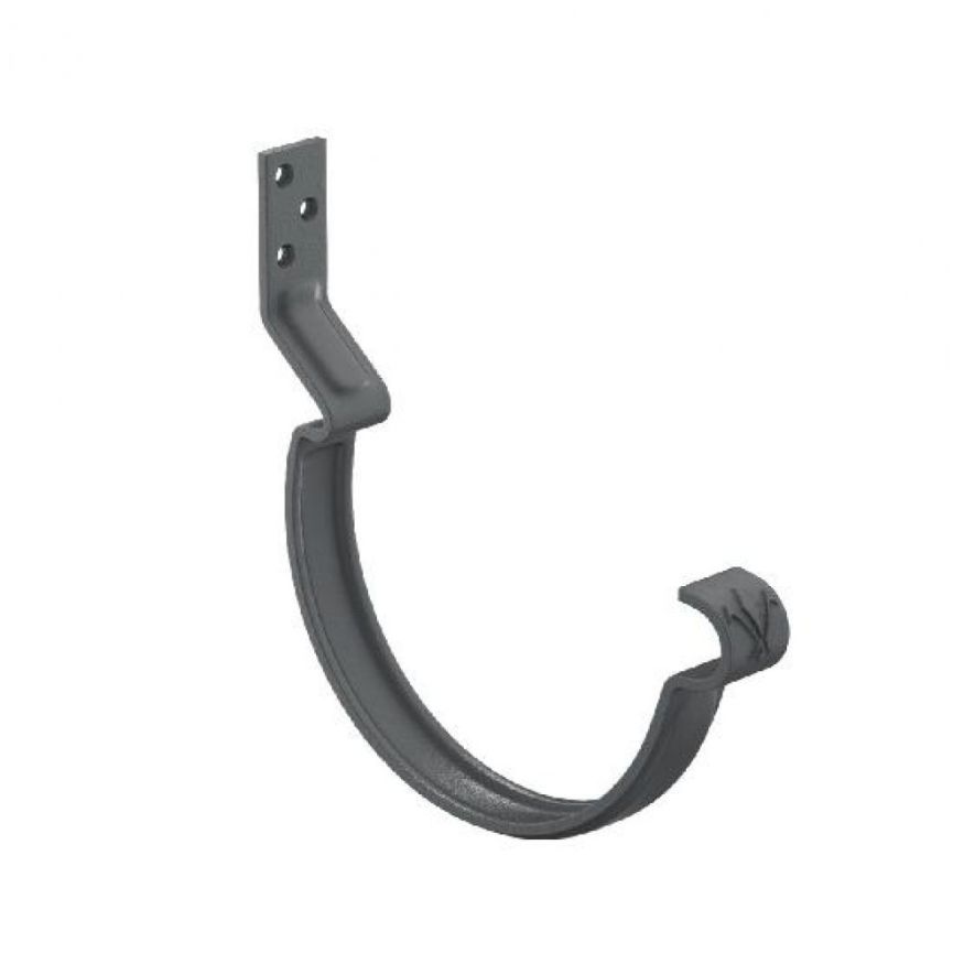 Короткий крюк для крепления желоба Aquasystem, RAL 7024 Тёмно-серый 125/90 купить в Сочи