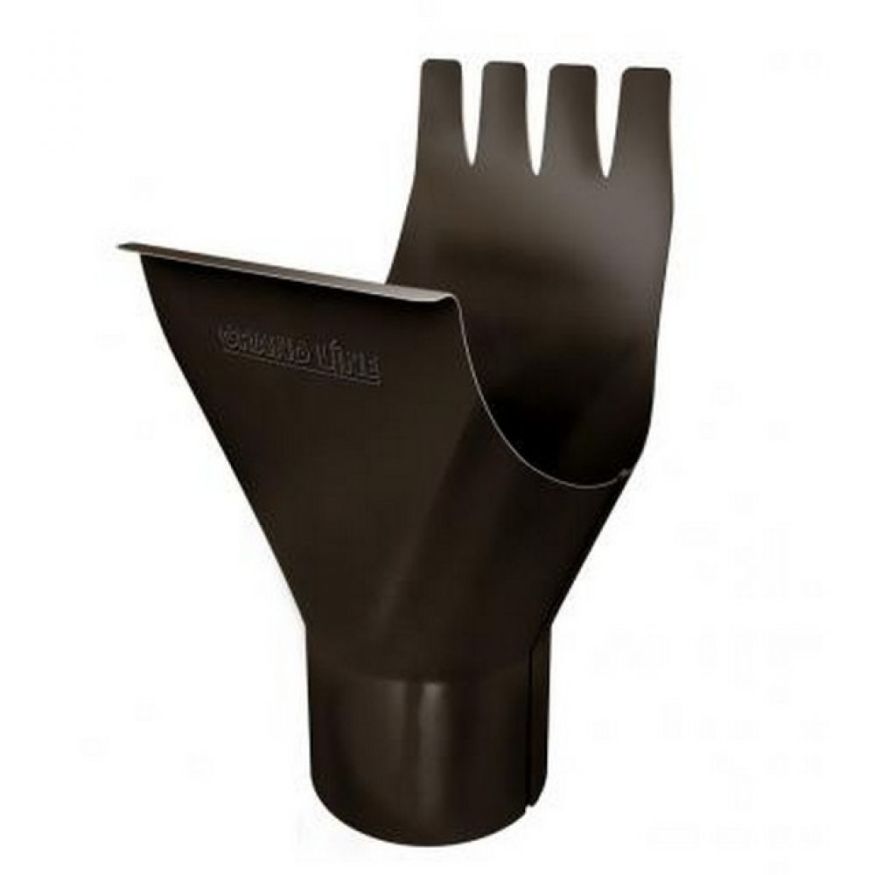 Водосточная воронка Grand Line, коричневая (RR 32) купить в Сочи