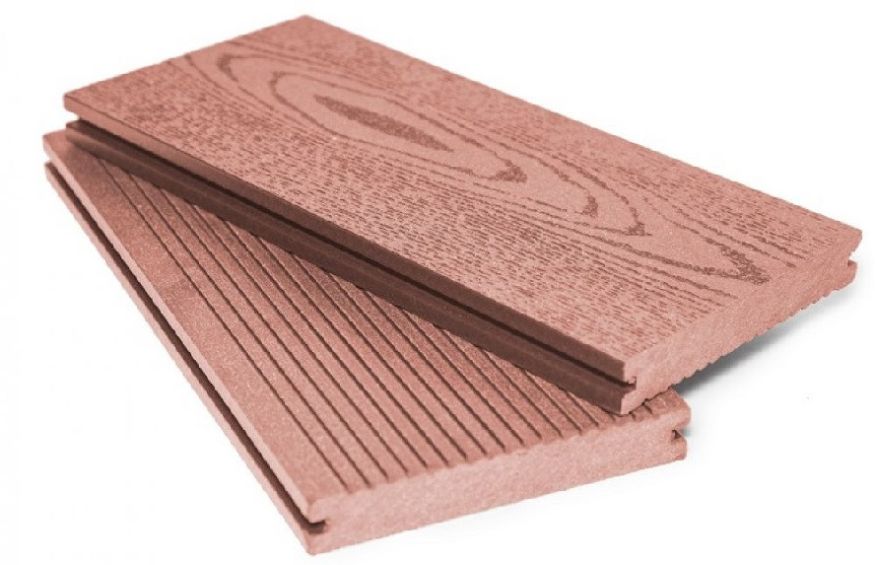 Террасная доска ДПК I-Techplast МАССИВ 3D NEW Терракот купить в Сочи