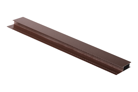 Алюминиевый стыковочный профиль, коричневый. купить в Сочи