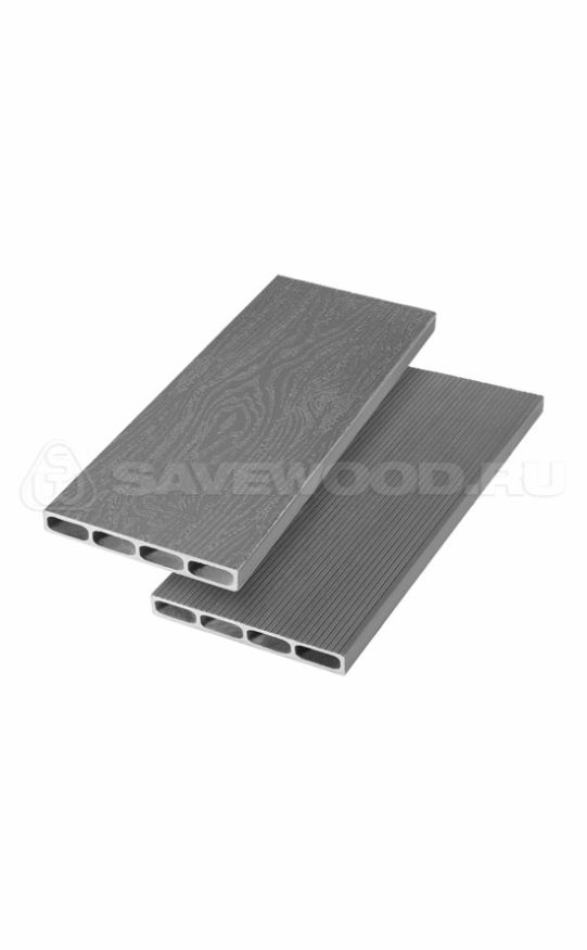 Доска для грядки из ДПК SaveWood, SW Rubus (T), Пепельный купить в Сочи