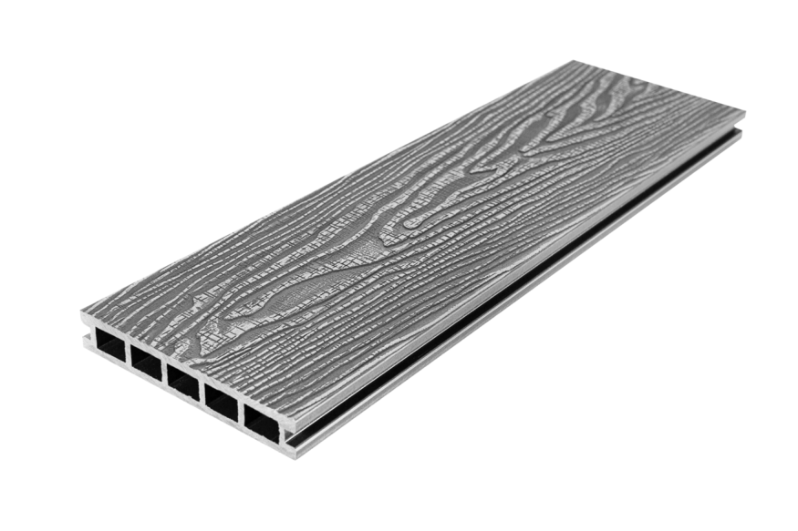 Террасная доска ДПК GardenParkett Патио, Серый купить в Сочи