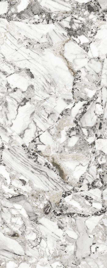 Фиброцементные панели Panda Мраморный Камень Белый 02230F купить в Сочи