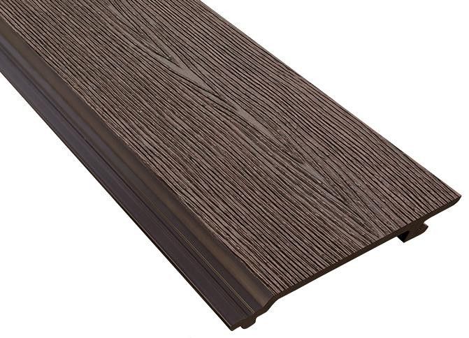 Фасадная доска ДПК Outdoor 3D STORM коричневая смесь купить в Сочи