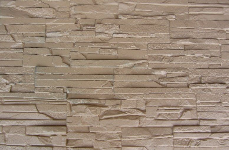 Плоская фасадная панель Aelit Plast бежевого цвета купить в Сочи