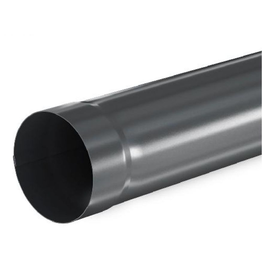 Водосточная труба Aquasystem, RAL 7024 Тёмно-серый, 1.00 м, 125/90 купить в Сочи