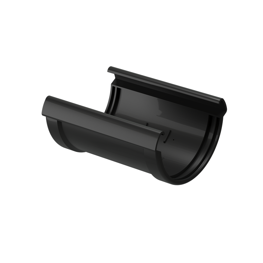 Соединитель желоба Docke Lux, Карбон купить в Сочи