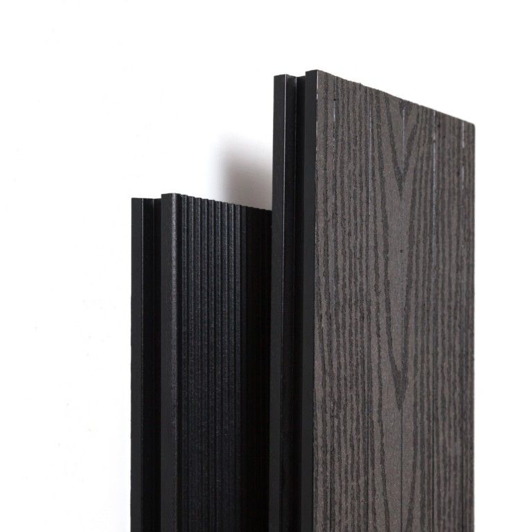 Террасная доска Ecodecking Техно плюс Графит купить в Сочи