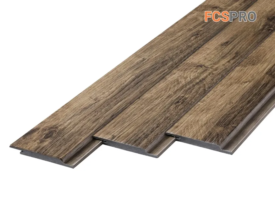 Фиброцементный сайдинг FCSPRO Click Shtil Кедр купить в Сочи