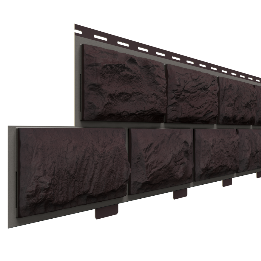 Фасадная панель Доломит, Альпийский премиум, цвет Венге. купить в Сочи