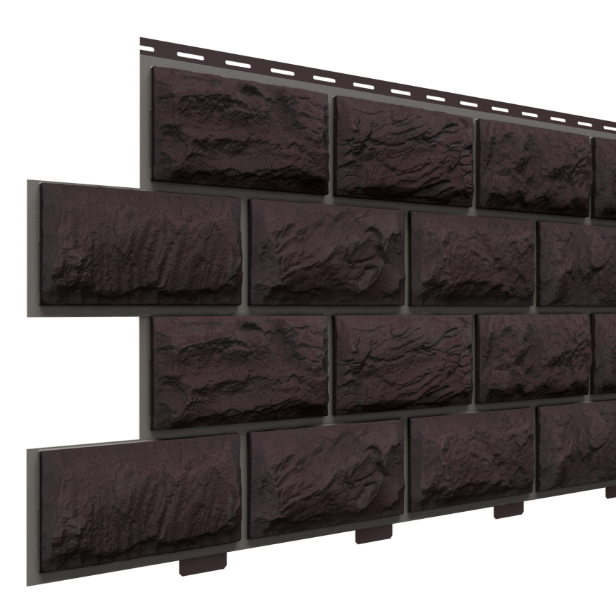 Фасадная панель Доломит, Альпийский премиум, цвет Венге. купить в Сочи