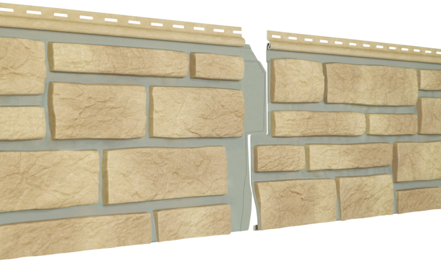 Фасадная панель Ю-пласт Стоун Хаус S-Lock Таганай, Речной купить в Сочи