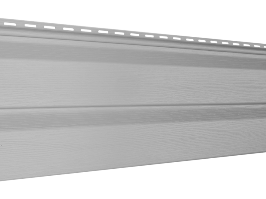 Виниловый сайдинг Ю-Пласт, Корабельный брус, Цвет серый купить в Сочи