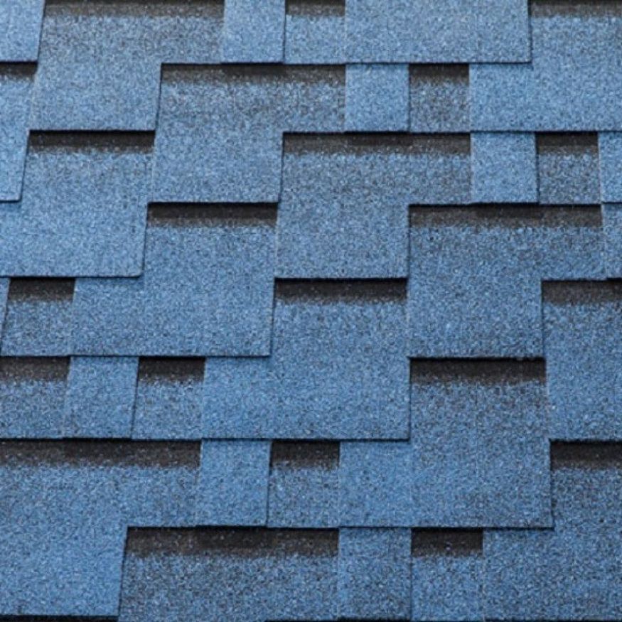 Гибкая черепица KATEPAL ROCKY синий-голубой цвет купить в Сочи