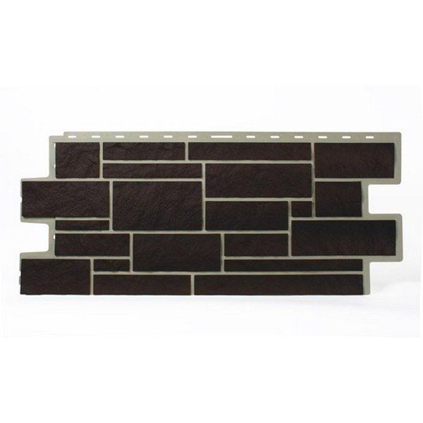 Цокольный сайдинг Tecos ImaBel “Камень” - Оникс №700 купить в Сочи