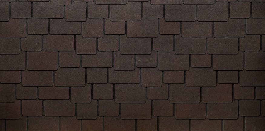 Гибкая черепица Docke Lux, Саппоро, Зрелый каштан купить в Сочи