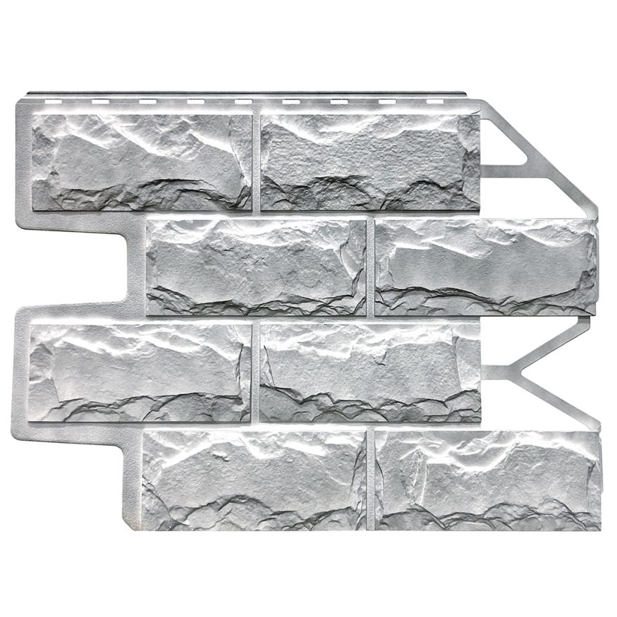 Фасадная панель FineBer Блок, Светло-серый купить в Сочи