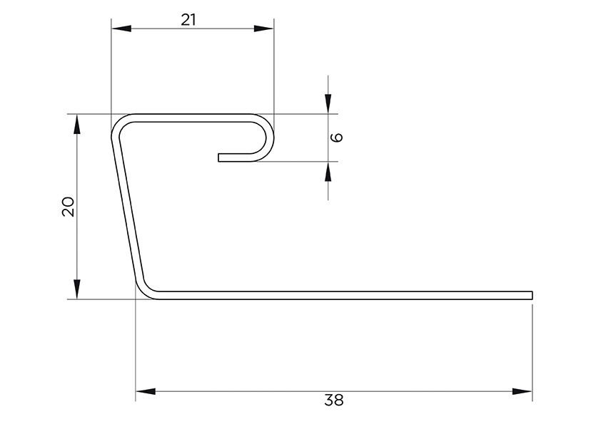 J-профиль FineBer, BrickHouse, Цвет: Коричневый купить в Сочи
