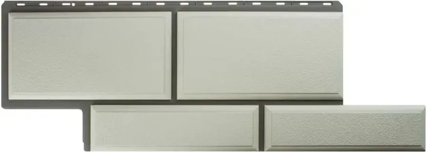 Фасадная панель Альта-Профиль Флорентийский камень Белый купить в Сочи