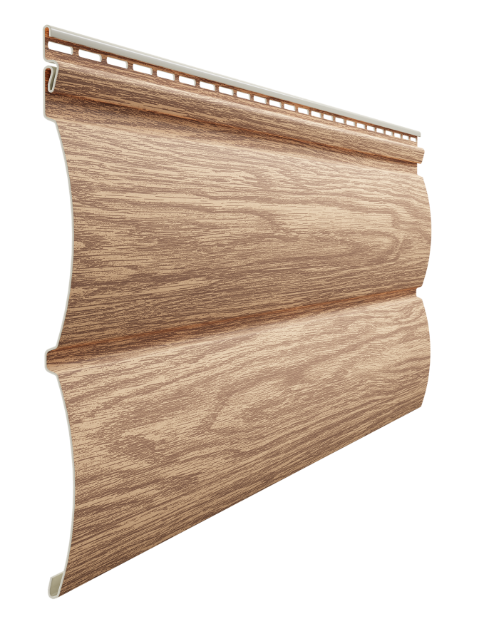 Виниловый сайдинг Docke, Монреаль Блок-Хаус D4.7T, Рябина купить в Сочи