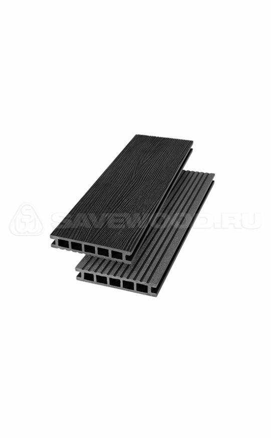 Террасная доска ДПК SaveWood, SW Ornus (R), Черный купить в Сочи