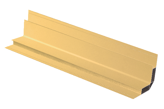 Внутренний угловой элемент, алюминиевый, бежевого цвета. купить в Сочи