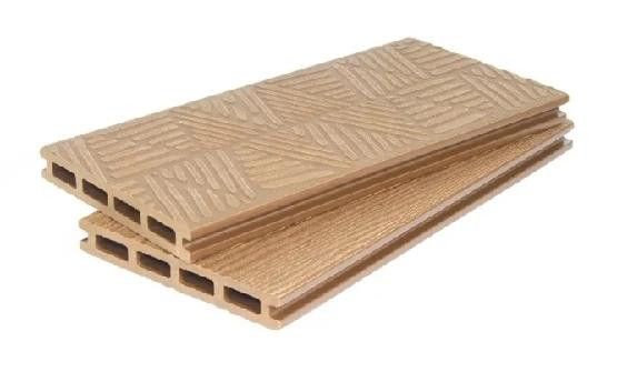 Террасная доска ДПК POLIVAN GROUP 3D+3D NEW пустотелая двухсторонняя DENPASAR Цвет: Песочный купить в Сочи