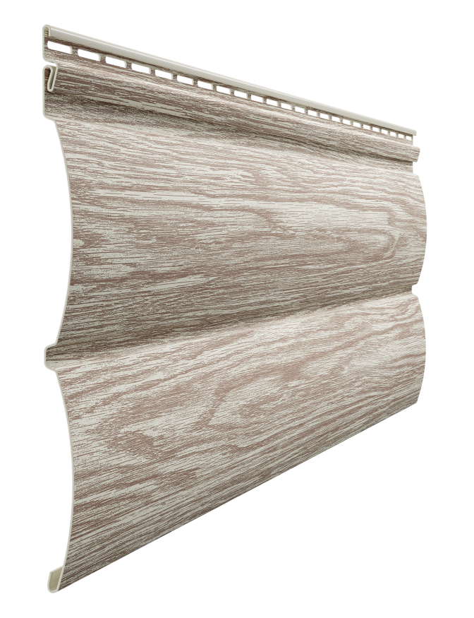 Виниловый сайдинг Docke, Монреаль Блок-Хаус D4.7T, Орех купить в Сочи