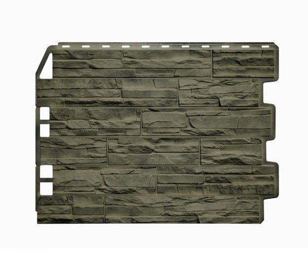 Фасадная панель Fineber, Скол 3D, Цвет Дымчатый купить в Сочи