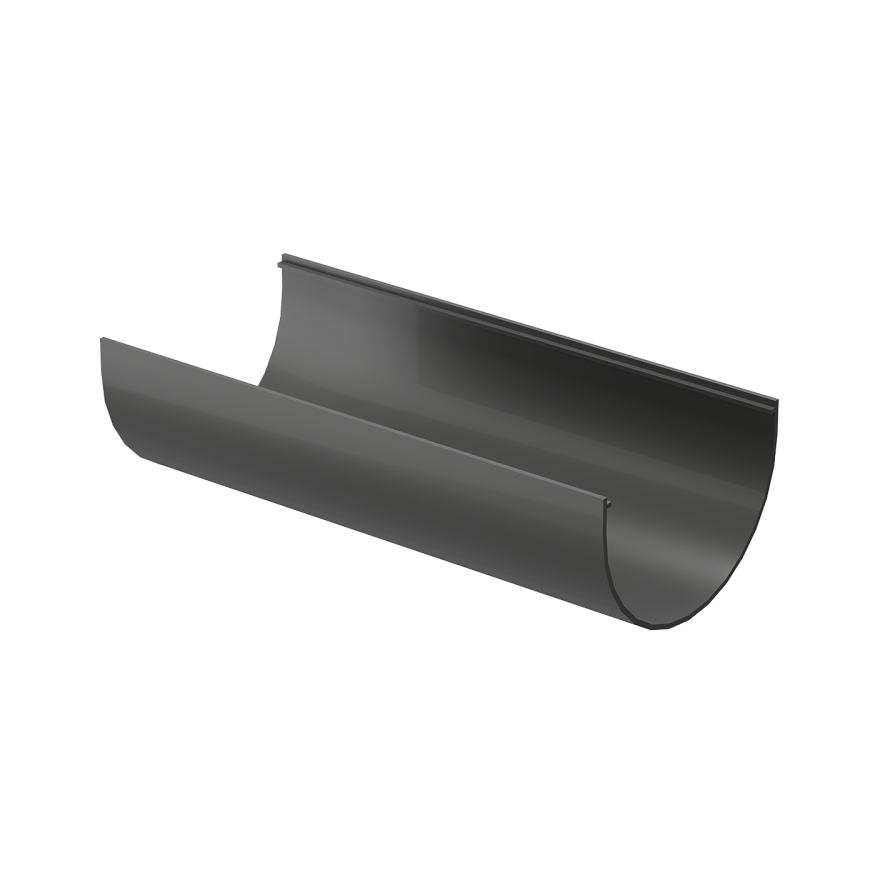 Водосточный желоб 3 м, Docke Standard, Серый цвет купить в Сочи