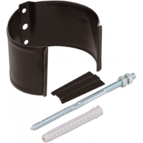 Металлический хомут для трубы на камень, Grand Line, цвет Шоколад купить в Сочи