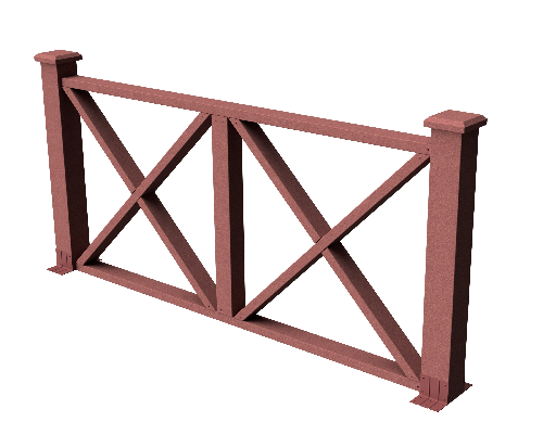 Декоративное ограждение из ДПК GRINDERDECO Тауэр мербау купить в Сочи