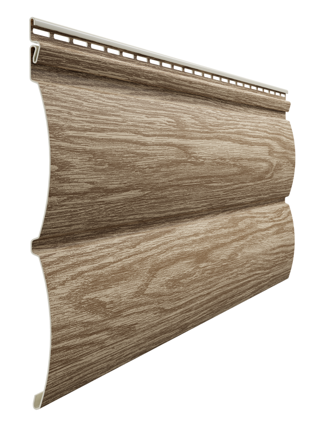 Виниловый сайдинг Docke, Монреаль Блок-Хаус D4.7T, Кедр купить в Сочи