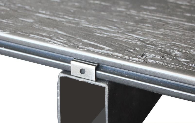 Кляймер стартовый KRONEX № 7 для металлического каркаса и ДПК лаг (упаковка 10 шт) купить в Сочи