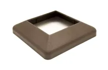 Крышка нижняя ПВХ для столба 100х100 Deckart Венге