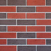 Двухцветная клинкерная фасадная плитка Кирисс Фасад, вариант №1