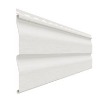 Виниловый сайдинг Доломит Classic, цвет Белый.